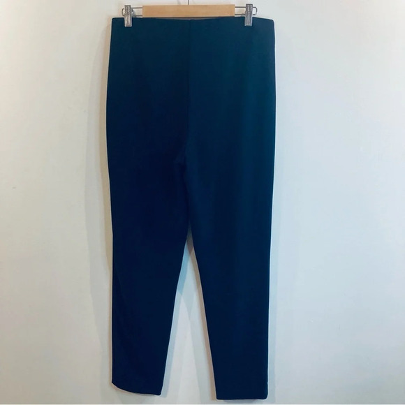 JOSEPH RIBKOFF Sz 14 Tapered Soft Flowy Fabric Faux Zipper Pocket Trouser Pants - Picture 7 of 7
